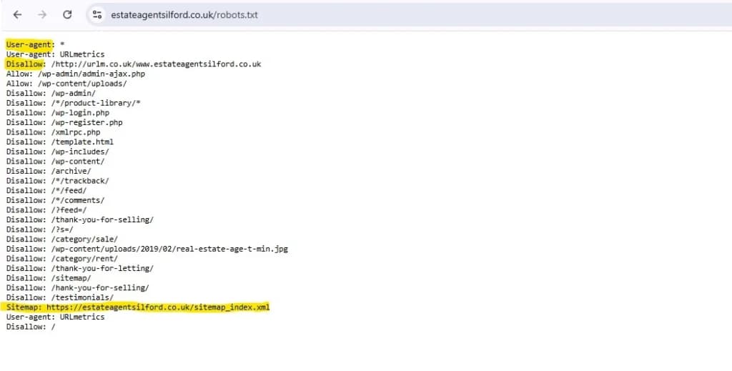 Your robots.txt file is the main line of communication between your website
