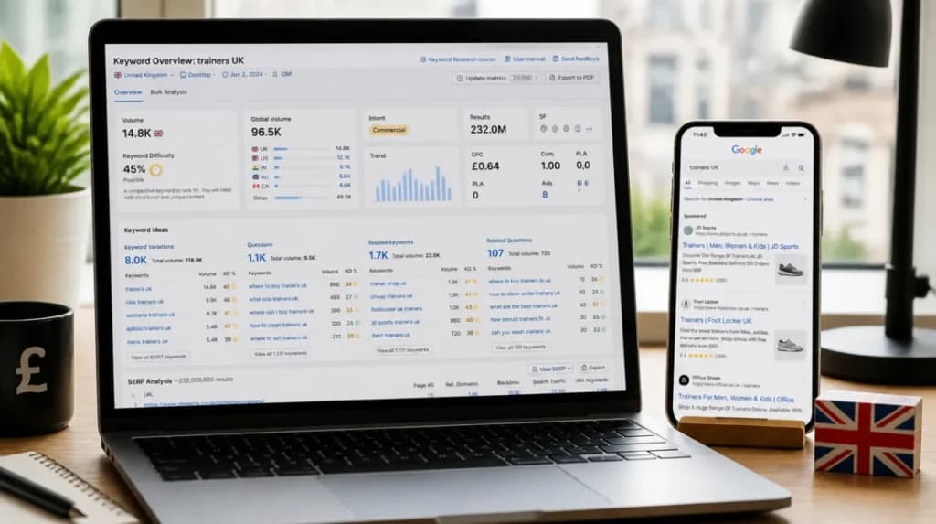 Keyword Research for UK Shopify Stores