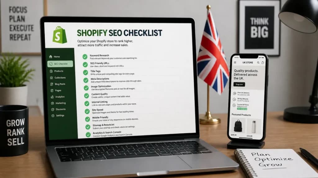 Quick UK Shopify SEO Checklist