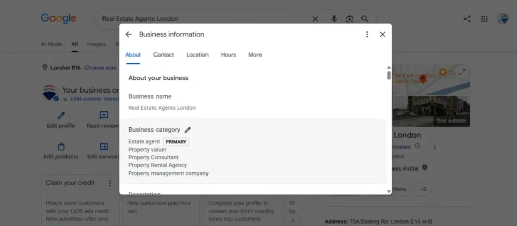 Your GMB profile optimisation starts with this step-by-step process: