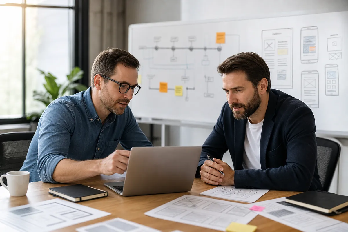 Discovery and planning workshop for commercial website goals.